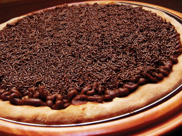 Pizza de chocolate