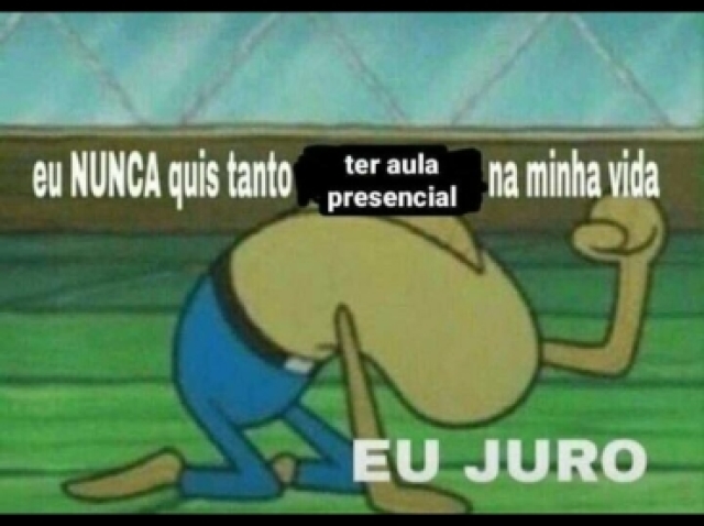 Ter aula presencial