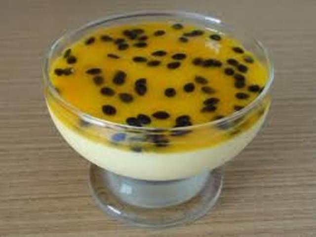 mousse de maracujá