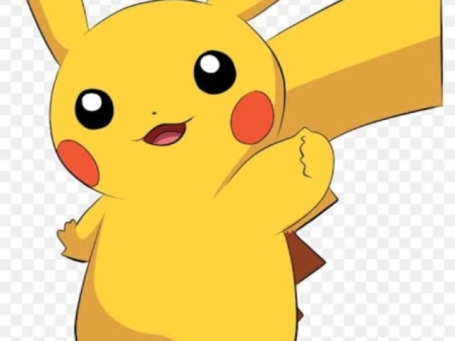 Amo imitar o Pikachu!