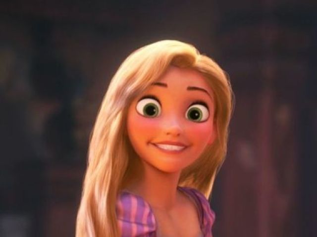 rapunzel meu cabelo e loiro mas quando corato fica estranho kkkk