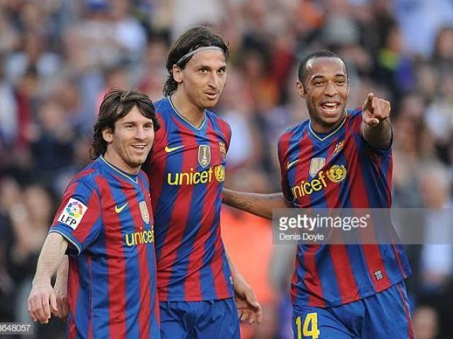 Messi, Ibrahimovic,henry