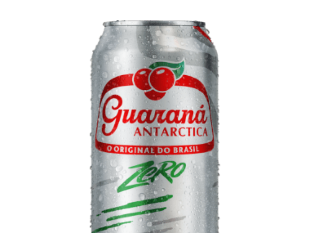 Latinha de Guaraná Zero.