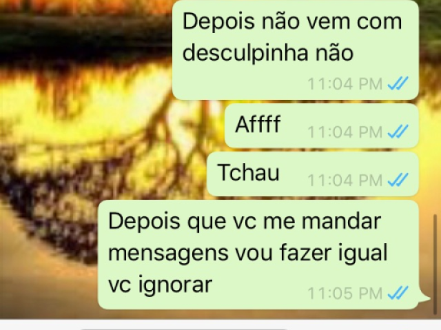 E essa são as mesmas mensagem só que não coube então as duas são as mesmas e dão o mesmo resultado