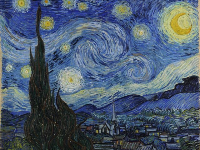 A Noite Estrelada - Vincent van Gogh