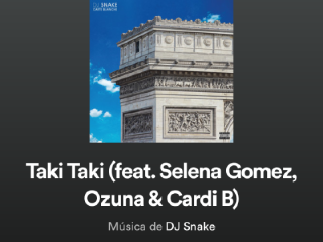 DJ Snake feat Selena Gomez, Ozuna e Cardi B-Taki Taki