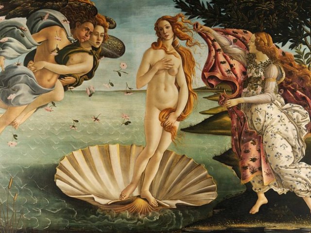 O Nascimento de Vênus, de Sandro Botticelli.