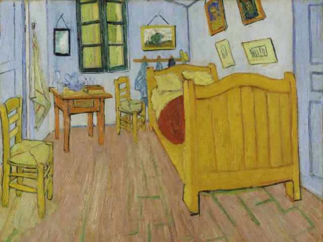 Quarto em Ales, de Van Gogh.