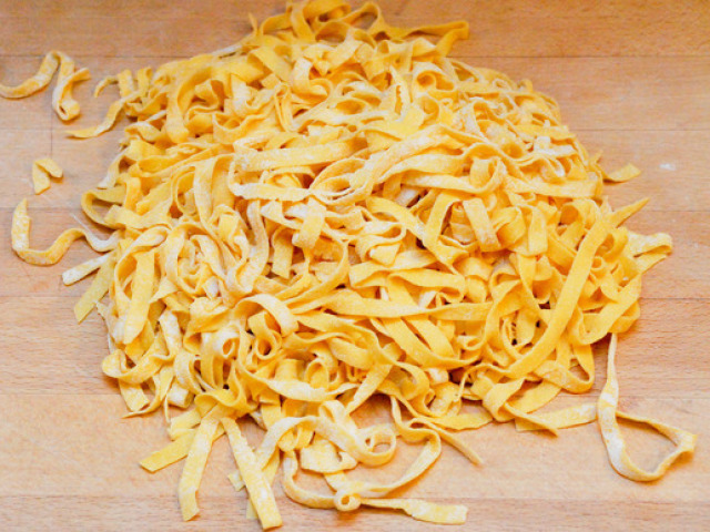 Tagliatelle : Tastes good with pretty much anything.