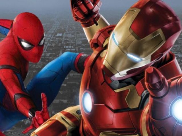 Homem aranha e homem de ferro