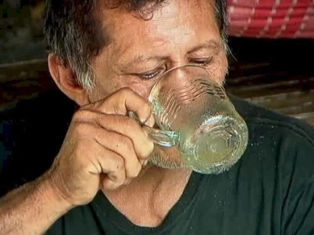 "É alcool eu to tomando"