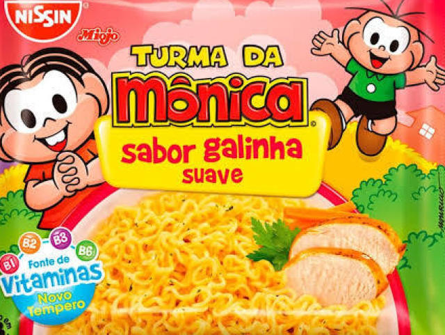 Miojo Turma da Mônica sabor Galinha Suave