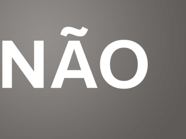 Não