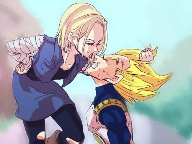 Vegeta e androide 18