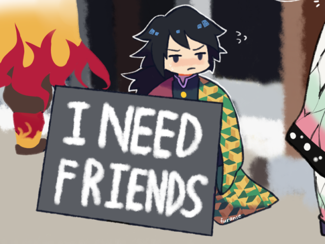 ๐ Giyuu te achou uma pessoa legal e quer ser seu amigo!