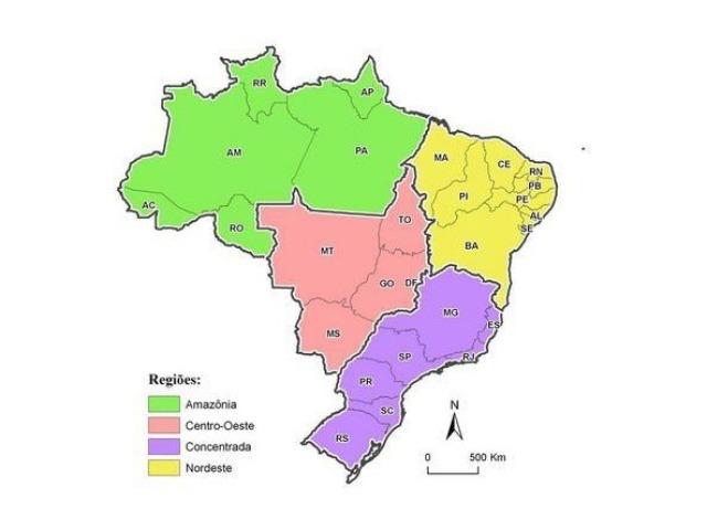 região concentrada