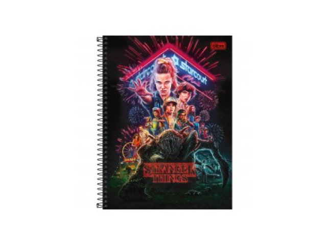 caderno stranger things