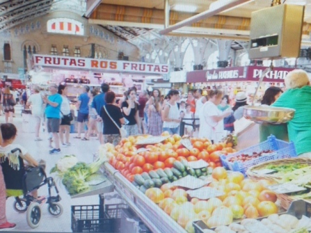 Mercado,com os pais.