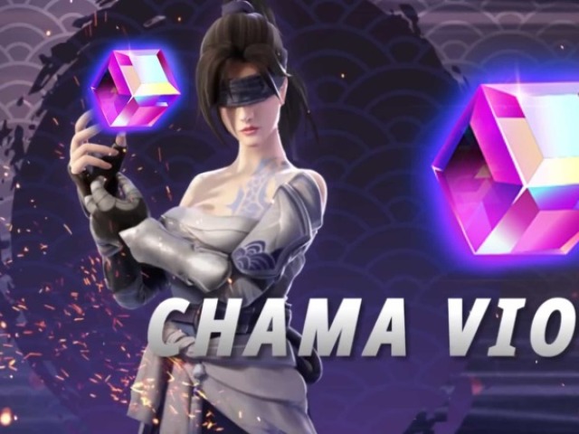 Chama violeta