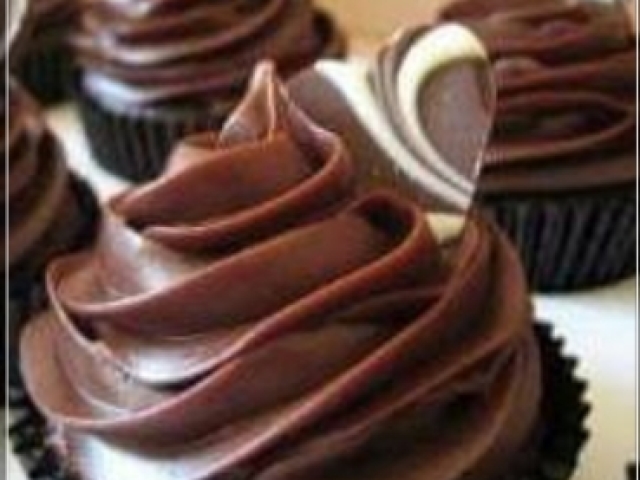 Cupcake de chocolate