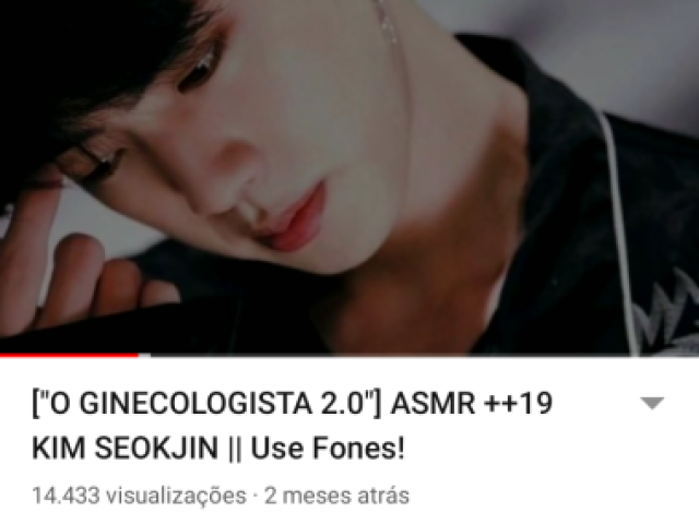 fico ouvindo asmr de bts