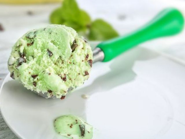 Menta com chocolate