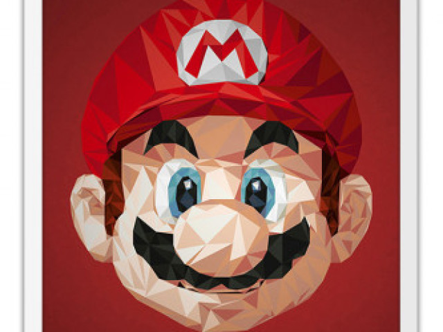 Um poster do Mario