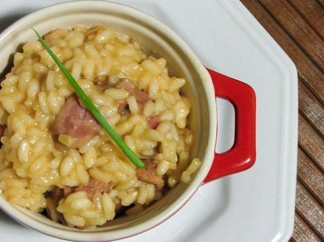 risoto de carne bovina e suina