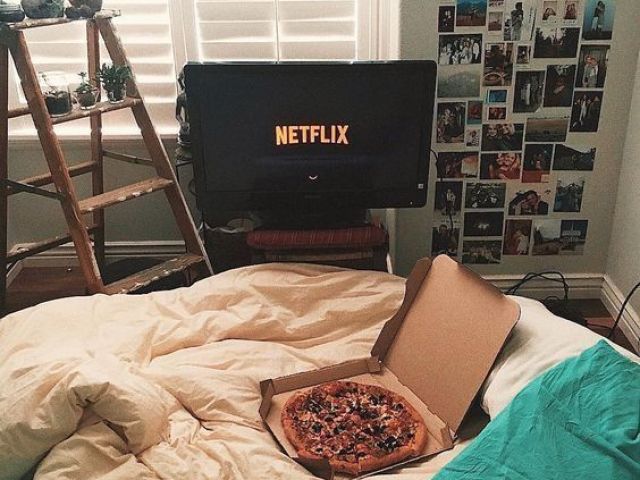 netflix e pizza