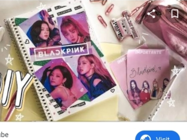 CADERNO DA BLACK PINK