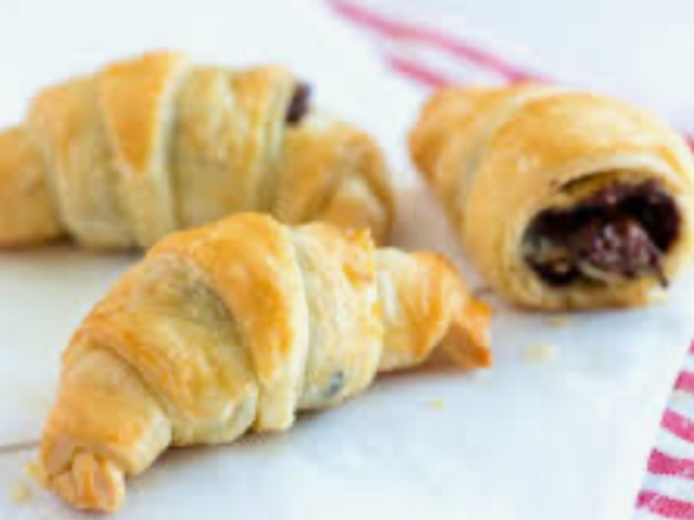 Croissant de chocolate