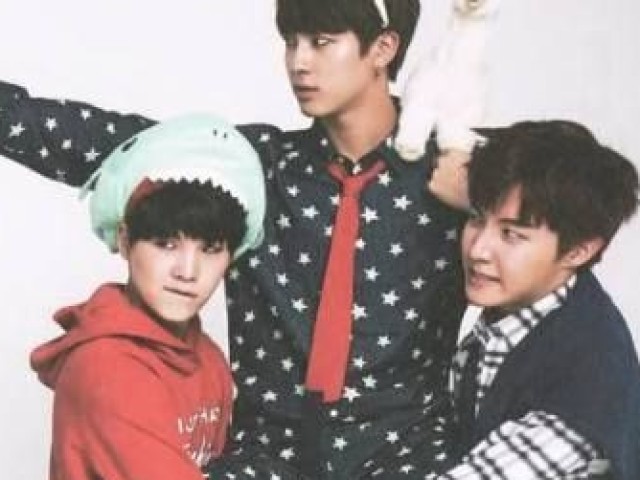 Jin, Suga e J-hope