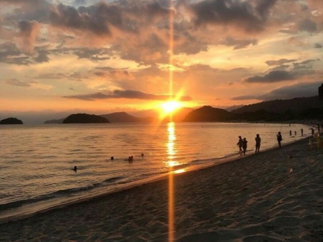 Passeio na praia