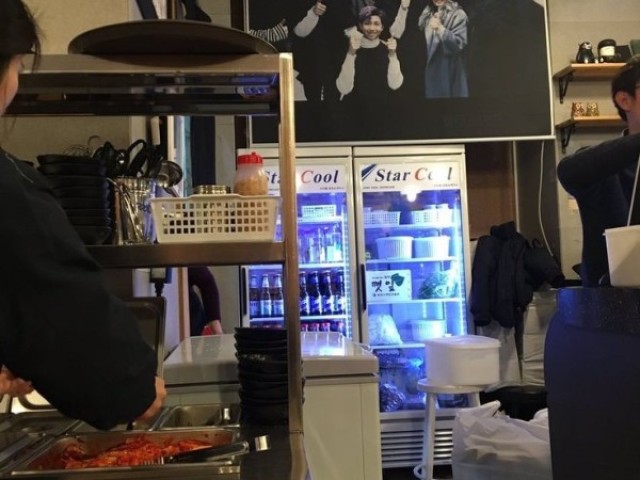 Ou no restaurante que BTS já foi lá