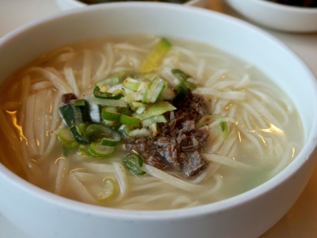 korean knife noodles.