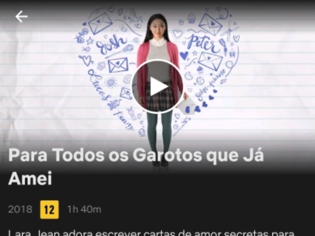 Para todos garotos que já amei