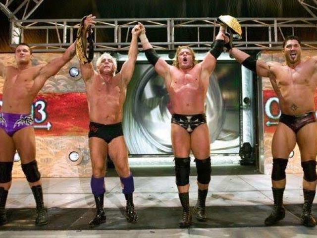 Triple H , Ric Flair , Randy Orton , Batista