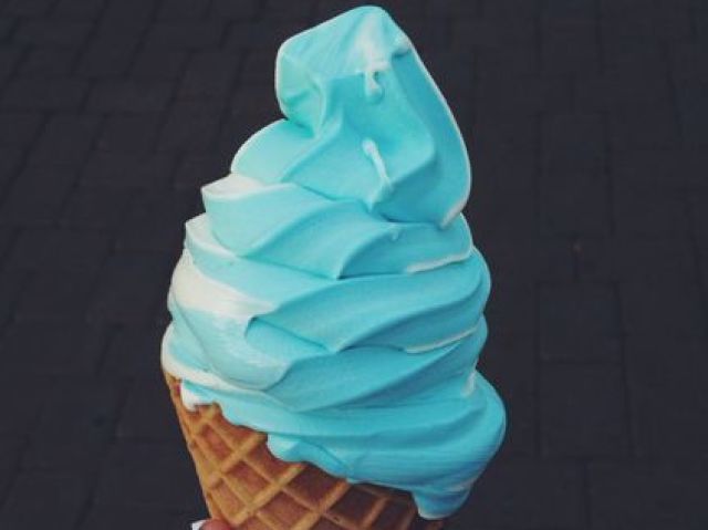 Blue ice!