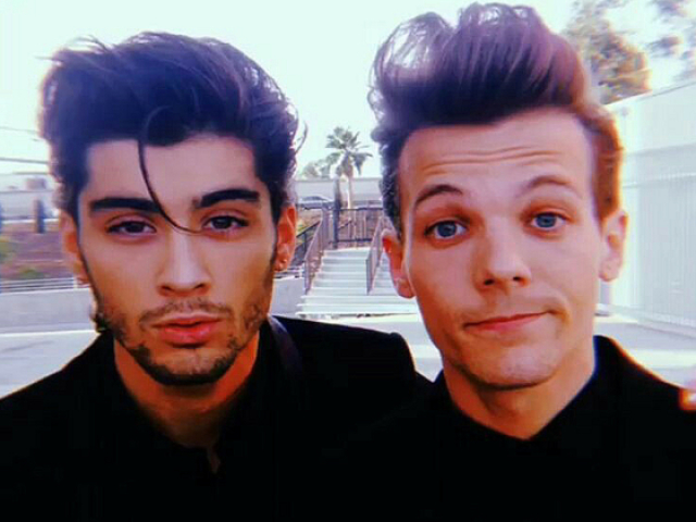 Louis e Zayn.
Louis.