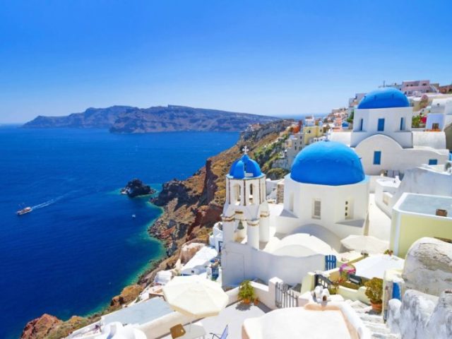 Santorini, Grécia.