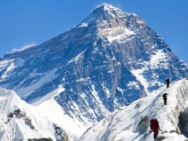 O topo do monte Everest