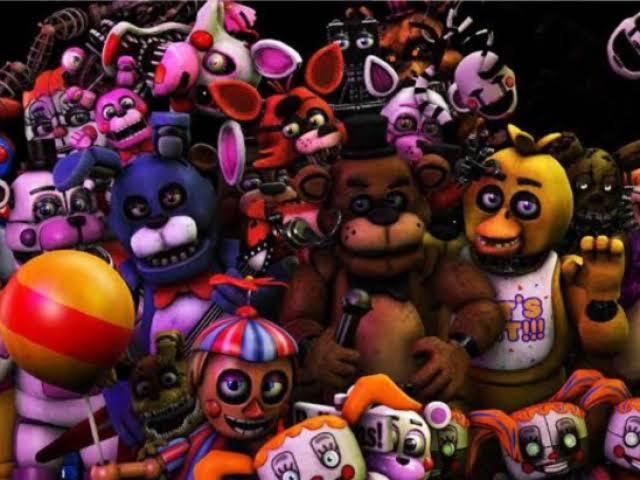 Você conhece os personagens de fnaf?