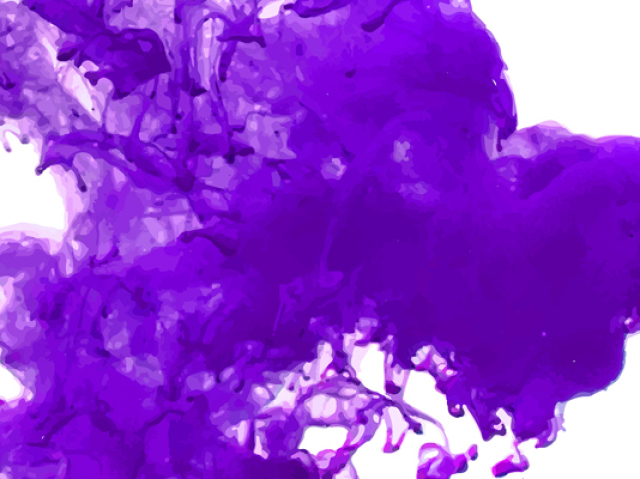 Roxo.