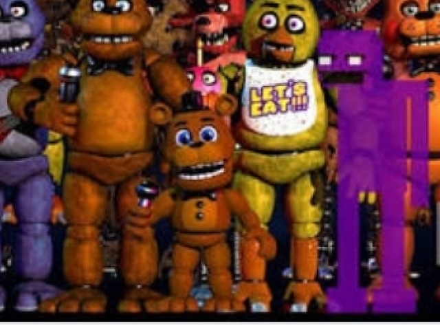 Esse ursinho é do Fnaf word