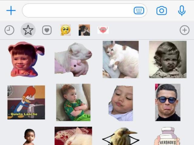 Mandar uma figurinha no Whatsapp que ela ainda não conhecia