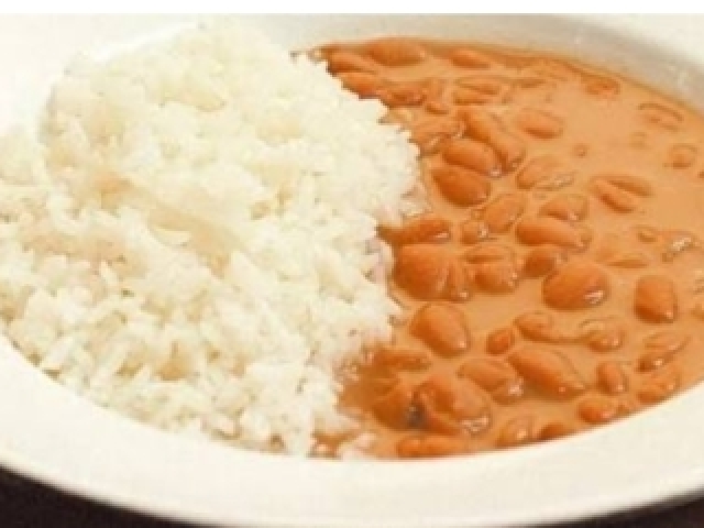 Arroz e feijão