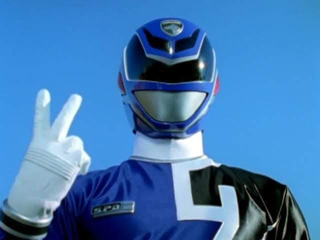 Você tirou Power Ranger Azul!