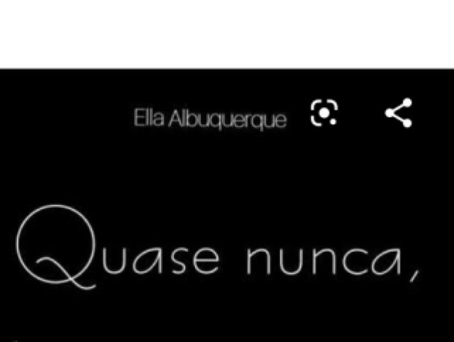 Quase nunca