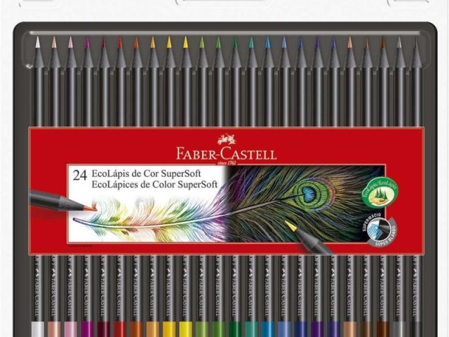 esse da Faber Castell de 24 cores