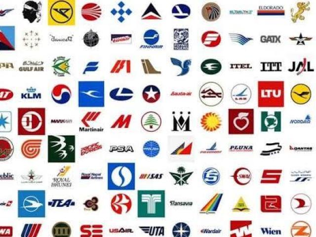 Você consegue adivinhar a companhia aérea pelo logo?